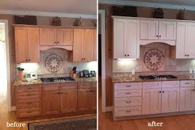 before and after pictures of a kitchen